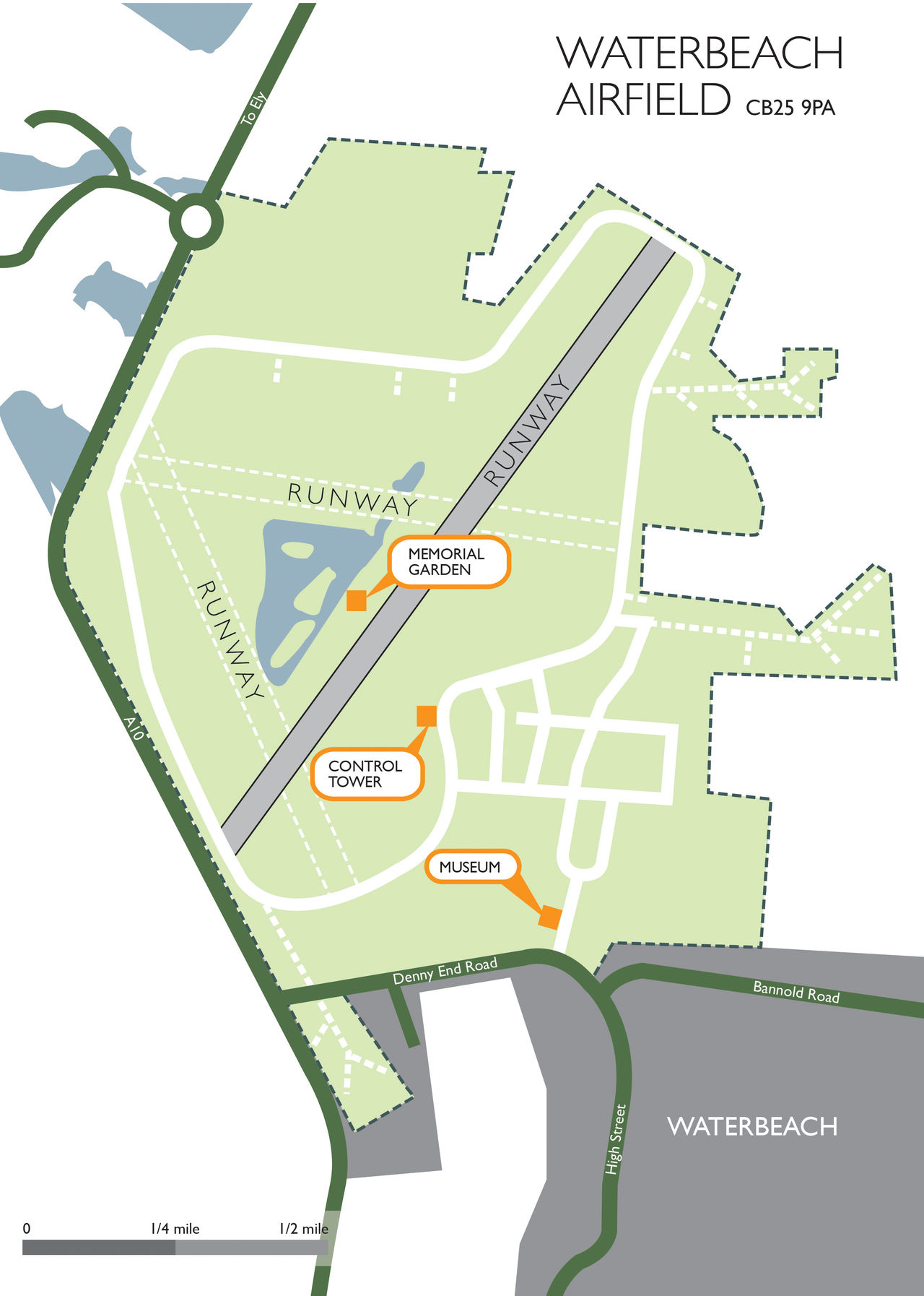 Waterbeach Site Map